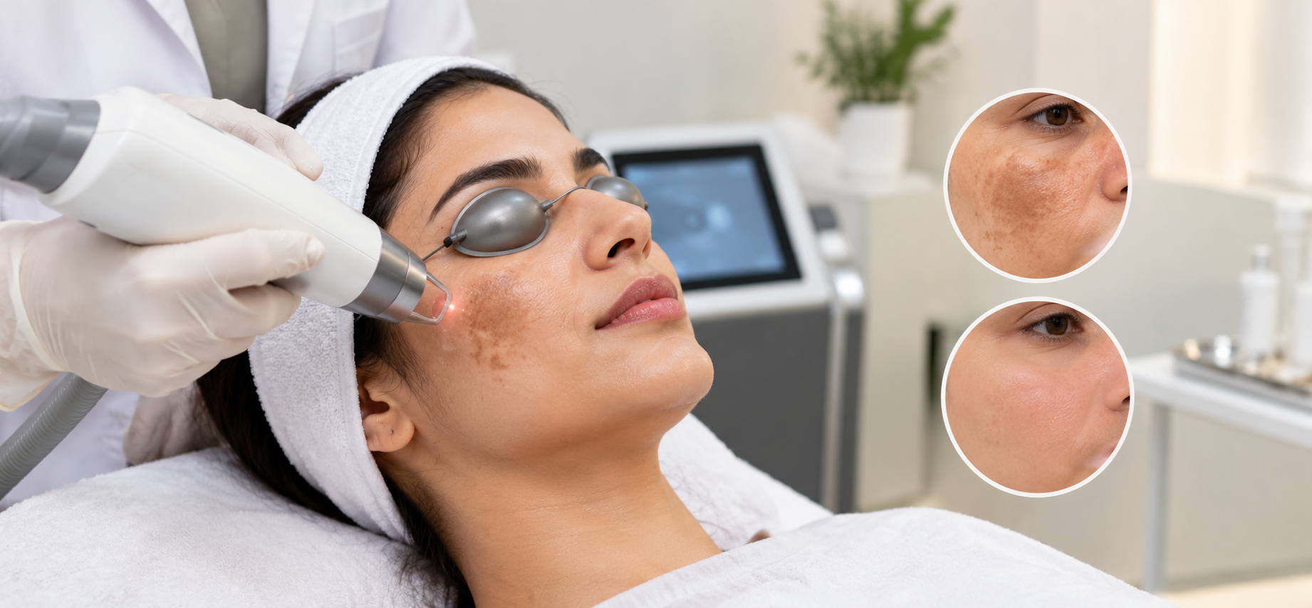 Laser treatment for melasma at DNA Skin Clinic Bangalore